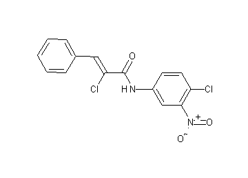 2-chloro-N-(4-chloro-3-nitrophenyl)-3-phenylacrylamide