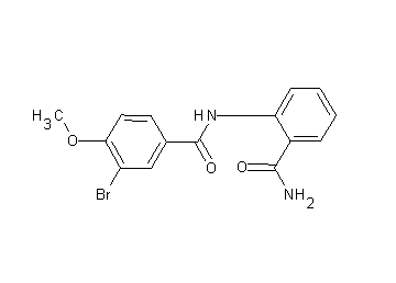 N-[2-(aminocarbonyl)phenyl]-3-bromo-4-methoxybenzamide