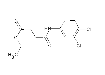 ethyl 4-[(3,4-dichlorophenyl)amino]-4-oxobutanoate