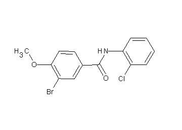 3-bromo-N-(2-chlorophenyl)-4-methoxybenzamide