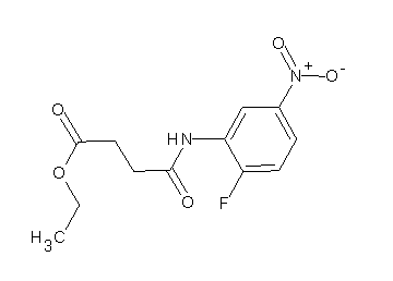 ethyl 4-[(2-fluoro-5-nitrophenyl)amino]-4-oxobutanoate