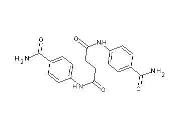 N,N'-bis[4-(aminocarbonyl)phenyl]succinamide