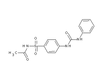 N-({4-[(anilinocarbonyl)amino]phenyl}sulfonyl)acetamide