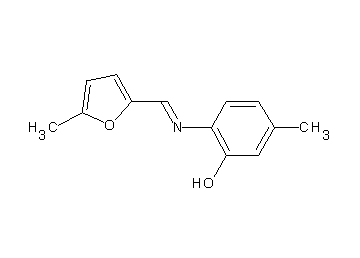 5-methyl-2-{[(5-methyl-2-furyl)methylene]amino}phenol