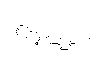 2-chloro-N-(4-ethoxyphenyl)-3-phenylacrylamide