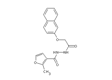 2-methyl-N'-[(2-naphthyloxy)acetyl]-3-furohydrazide