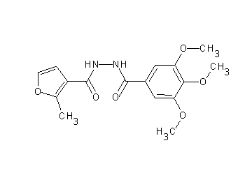 2-methyl-N'-(3,4,5-trimethoxybenzoyl)-3-furohydrazide