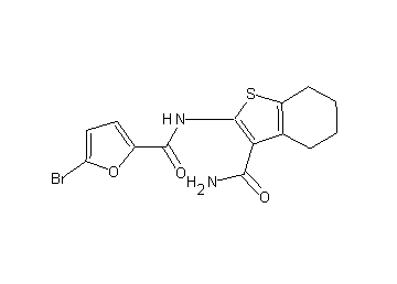 N-[3-(aminocarbonyl)-4,5,6,7-tetrahydro-1-benzothien-2-yl]-5-bromo-2-furamide - Click Image to Close