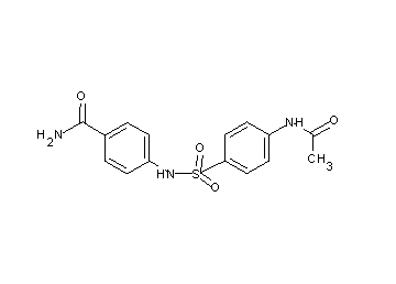 4-({[4-(acetylamino)phenyl]sulfonyl}amino)benzamide