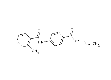 propyl 4-[(2-methylbenzoyl)amino]benzoate