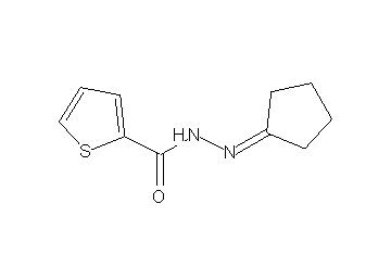 N'-cyclopentylidene-2-thiophenecarbohydrazide