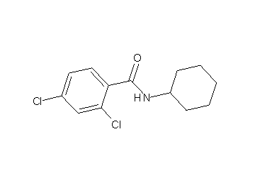 2,4-dichloro-N-cyclohexylbenzamide 2,4-dichloro-N-cyclohexylbenzamide