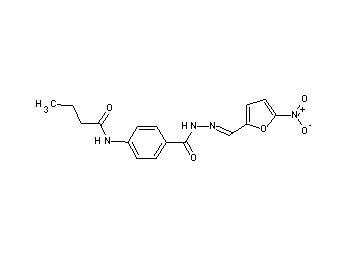 N-[4-({2-[(5-nitro-2-furyl)methylene]hydrazino}carbonyl)phenyl]butanamide