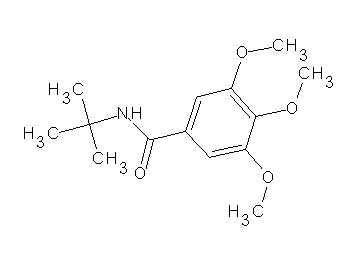 N-(tert-butyl)-3,4,5-trimethoxybenzamide