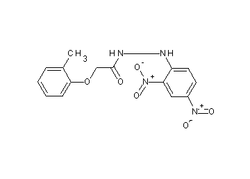 N'-(2,4-dinitrophenyl)-2-(2-methylphenoxy)acetohydrazide
