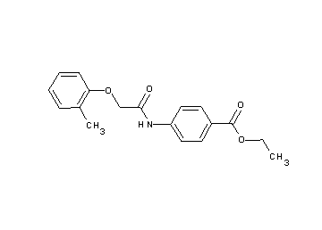 ethyl 4-{[(2-methylphenoxy)acetyl]amino}benzoate