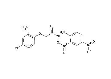 2-(4-chloro-2-methylphenoxy)-N'-(2,4-dinitrophenyl)acetohydrazide