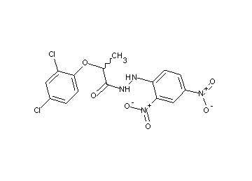 2-(2,4-dichlorophenoxy)-N'-(2,4-dinitrophenyl)propanohydrazide - Click Image to Close