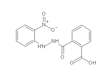 2-{[2-(2-nitrophenyl)hydrazino]carbonyl}benzoic acid