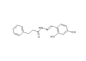 N'-(2,4-dihydroxybenzylidene)-3-phenylpropanohydrazide - Click Image to Close