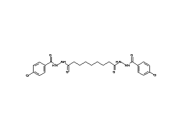 N'1,N'9-bis(4-chlorobenzoyl)nonanedihydrazide