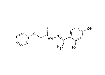 N'-[1-(2,4-dihydroxyphenyl)ethylidene]-2-phenoxyacetohydrazide