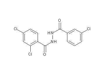 2,4-dichloro-N'-(3-chlorobenzoyl)benzohydrazide