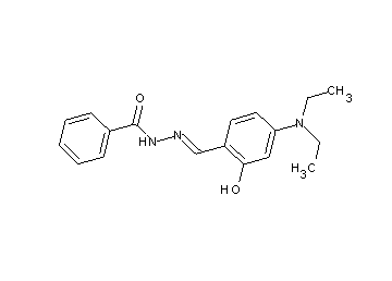 N'-[4-(diethylamino)-2-hydroxybenzylidene]benzohydrazide