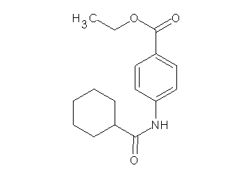 ethyl 4-[(cyclohexylcarbonyl)amino]benzoate