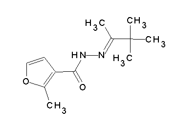 2-methyl-N'-(1,2,2-trimethylpropylidene)-3-furohydrazide
