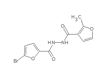 5-bromo-N'-(2-methyl-3-furoyl)-2-furohydrazide - Click Image to Close