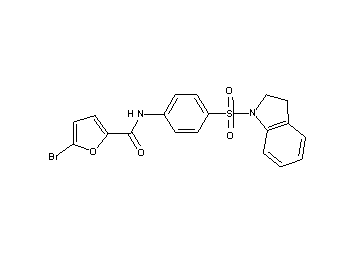 5-bromo-N-[4-(2,3-dihydro-1H-indol-1-ylsulfonyl)phenyl]-2-furamide