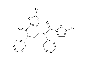 N,N'-1,2-ethanediylbis(5-bromo-N-phenyl-2-furamide)