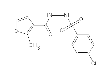 N'-[(4-chlorophenyl)sulfonyl]-2-methyl-3-furohydrazide