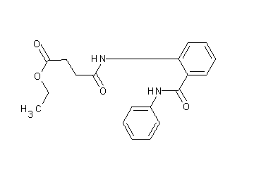 ethyl 4-{[2-(anilinocarbonyl)phenyl]amino}-4-oxobutanoate