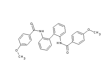 N,N'-2,2'-biphenyldiylbis(4-methoxybenzamide) - Click Image to Close