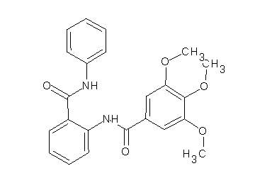 N-[2-(anilinocarbonyl)phenyl]-3,4,5-trimethoxybenzamide - Click Image to Close
