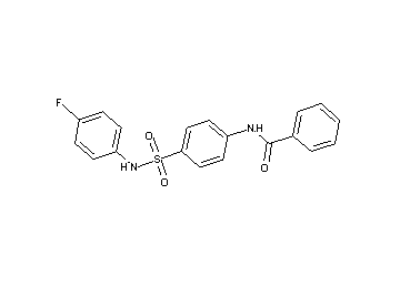 N-(4-{[(4-fluorophenyl)amino]sulfonyl}phenyl)benzamide