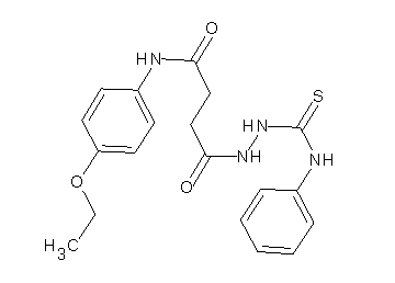 4-[2-(anilinocarbonothioyl)hydrazino]-N-(4-ethoxyphenyl)-4-oxobutanamide - Click Image to Close