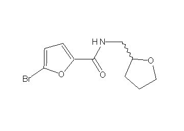 5-bromo-N-(tetrahydro-2-furanylmethyl)-2-furamide