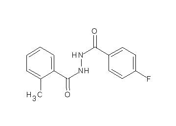 N'-(4-fluorobenzoyl)-2-methylbenzohydrazide - Click Image to Close
