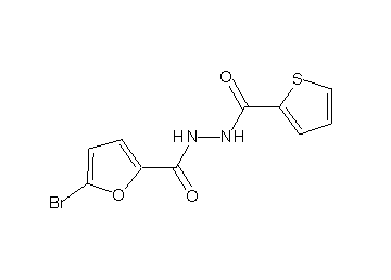 5-bromo-N'-(2-thienylcarbonyl)-2-furohydrazide