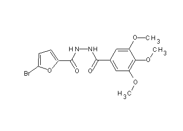 5-bromo-N'-(3,4,5-trimethoxybenzoyl)-2-furohydrazide - Click Image to Close