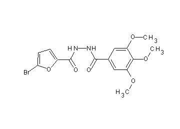 5-bromo-N'-(3,4,5-trimethoxybenzoyl)-2-furohydrazide