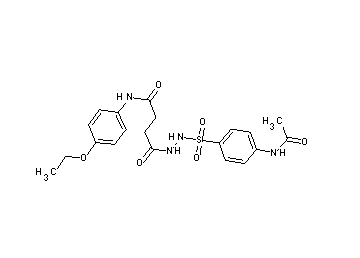 4-(2-{[4-(acetylamino)phenyl]sulfonyl}hydrazino)-N-(4-ethoxyphenyl)-4-oxobutanamide - Click Image to Close