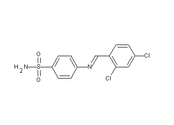 4-[(2,4-dichlorobenzylidene)amino]benzenesulfonamide