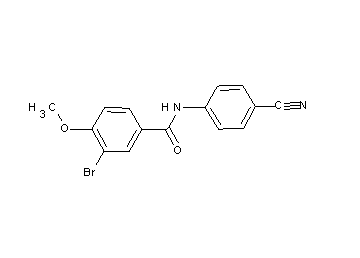 3-bromo-N-(4-cyanophenyl)-4-methoxybenzamide