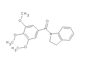 1-(3,4,5-trimethoxybenzoyl)indoline - Click Image to Close
