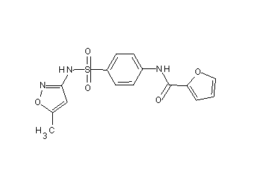 N-(4-{[(5-methyl-3-isoxazolyl)amino]sulfonyl}phenyl)-2-furamide
