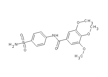 N-[4-(aminosulfonyl)phenyl]-3,4,5-trimethoxybenzamide - Click Image to Close